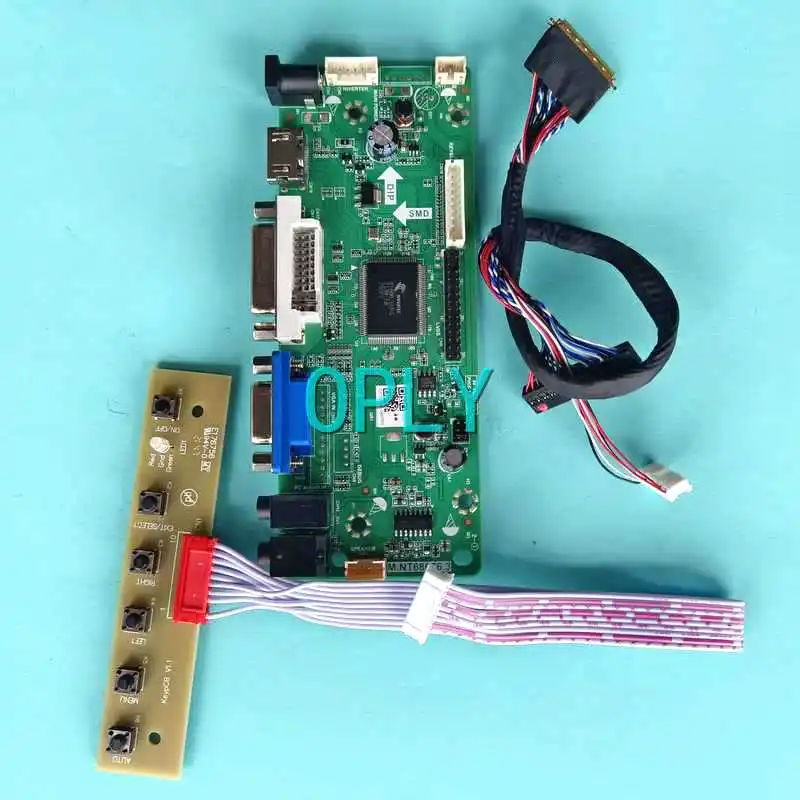 

For CLAA140WB01 CLAA140WB11A Laptop Monitor Screen Controller Board 14" HDMI-Compatible VGA DVI 40 Pin LVDS 1366*768 DIY Kit