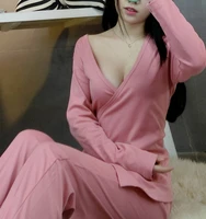 pajamas womens spring autumn winter long sleeved trousers hot fashion sexy kimono fashion home service two piece suit