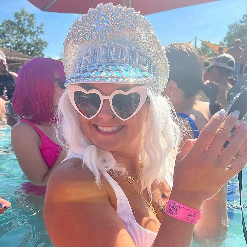 

Captain Bride to be hat Disco beach yacht pool Bachelorette hen Party Bridal Shower wedding engagement honeymoon Decoration Gift