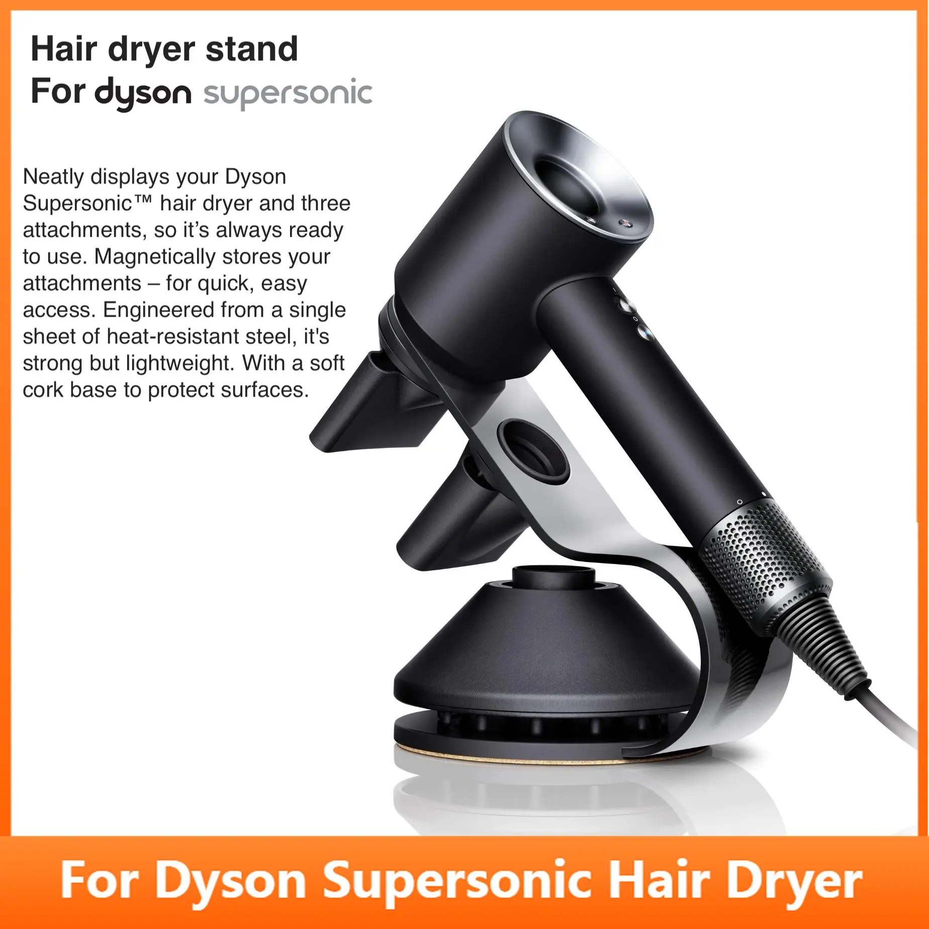 Hair Dryer Stand for Dyson Supersonic Hair Dryer Bracket for Super Hair Dryer Stand  Barbearia Profissional Acessorios