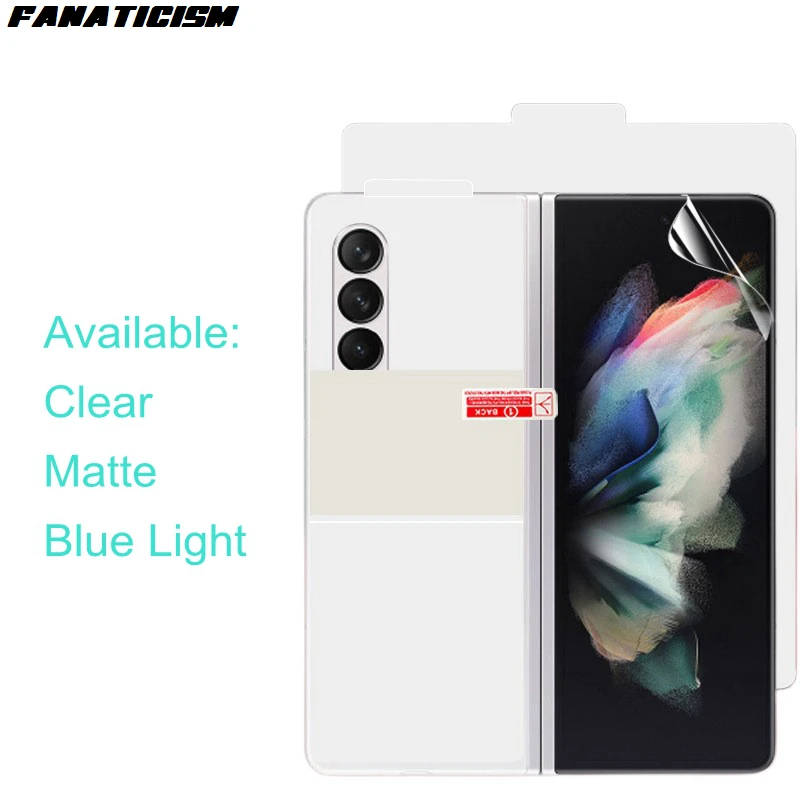 Гидрогелевая защитная пленка из ТПУ с полным покрытием для Galaxy Z Fold 4/3 W23 Huawei Mate X2 XS2 X XS Honor Magic V/VS