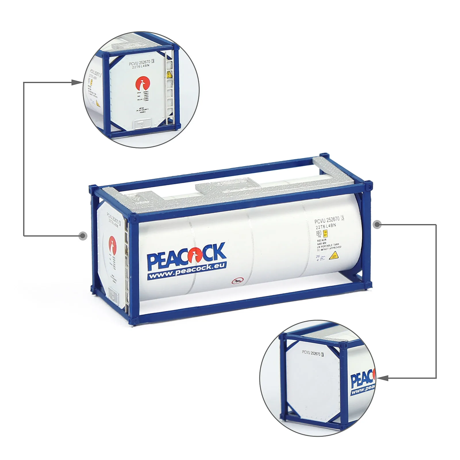 

Evemodel C15023 Контейнер-цистерна 2 штуки