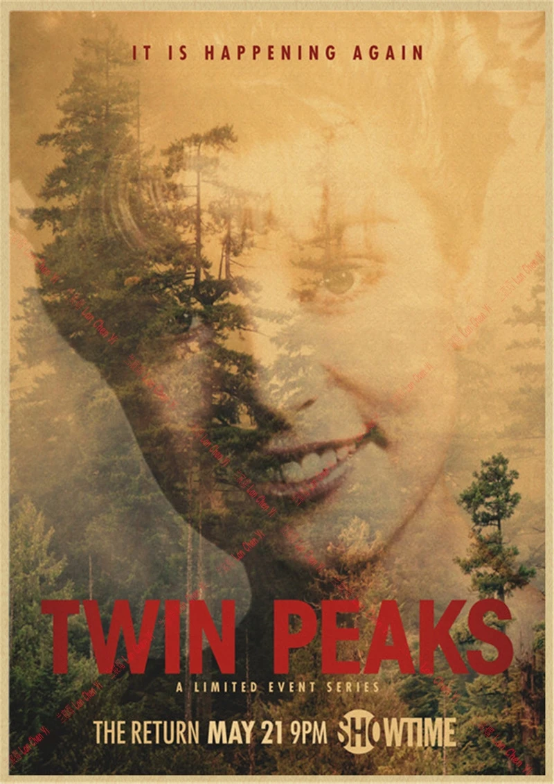 

Постеры из крафт-бумаги TWIN PEAKS