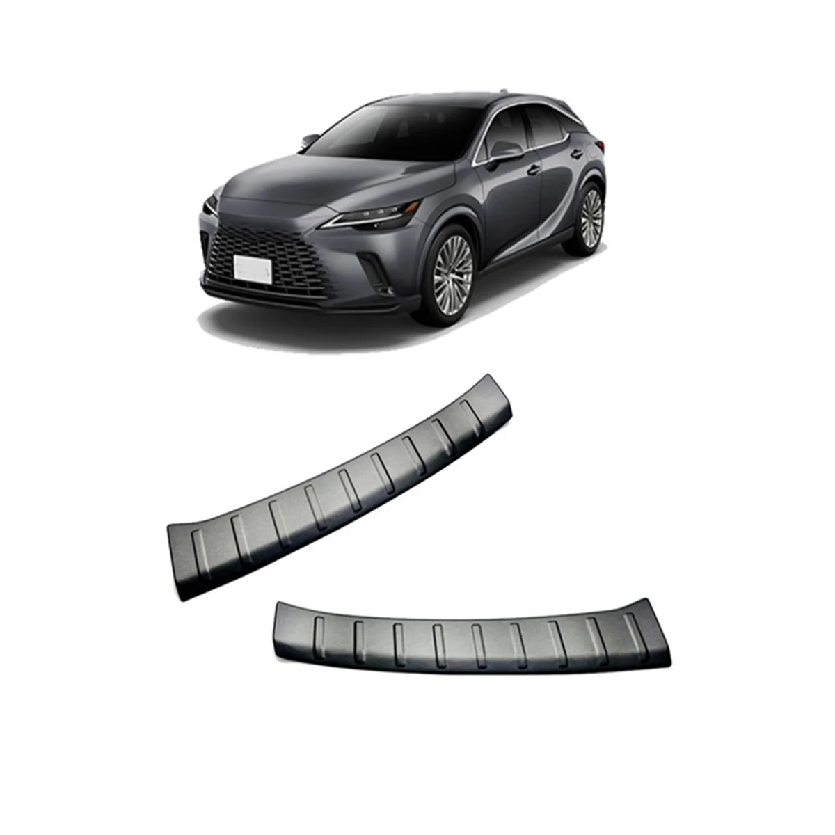 Задняя дверь автомобиля задняя панель защита Бампера отделка двери задние