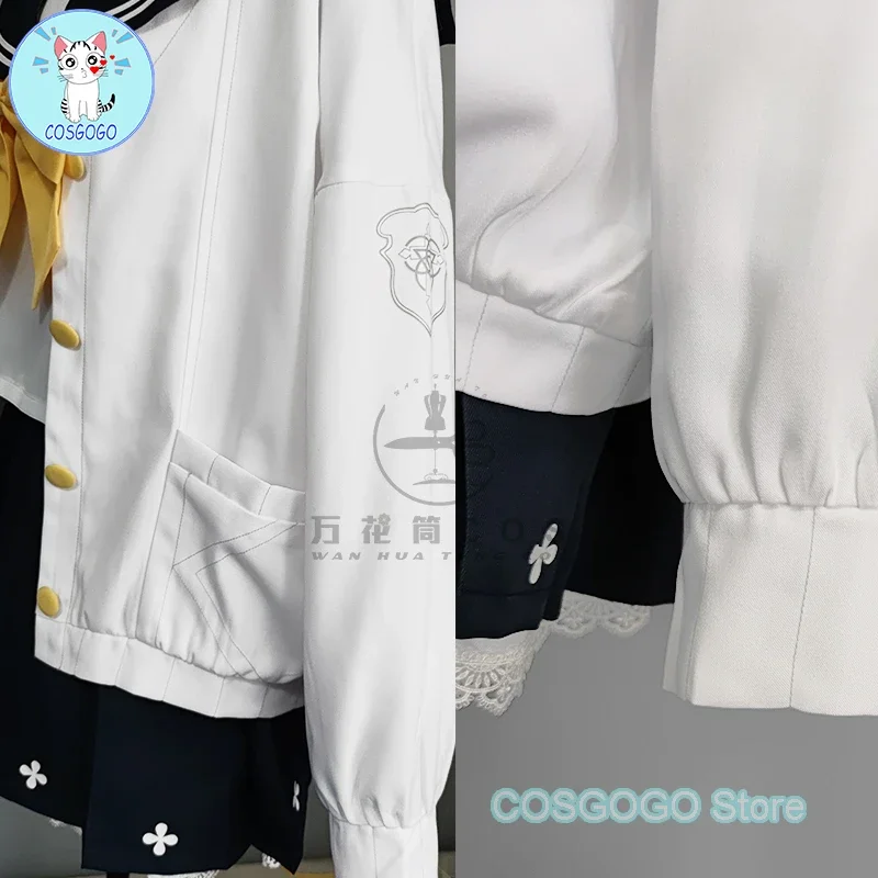 [Customized] Game Blue Archive MomoTalk Hifumi Sailor Suit Cosplay Costume Halloween Outfits Women