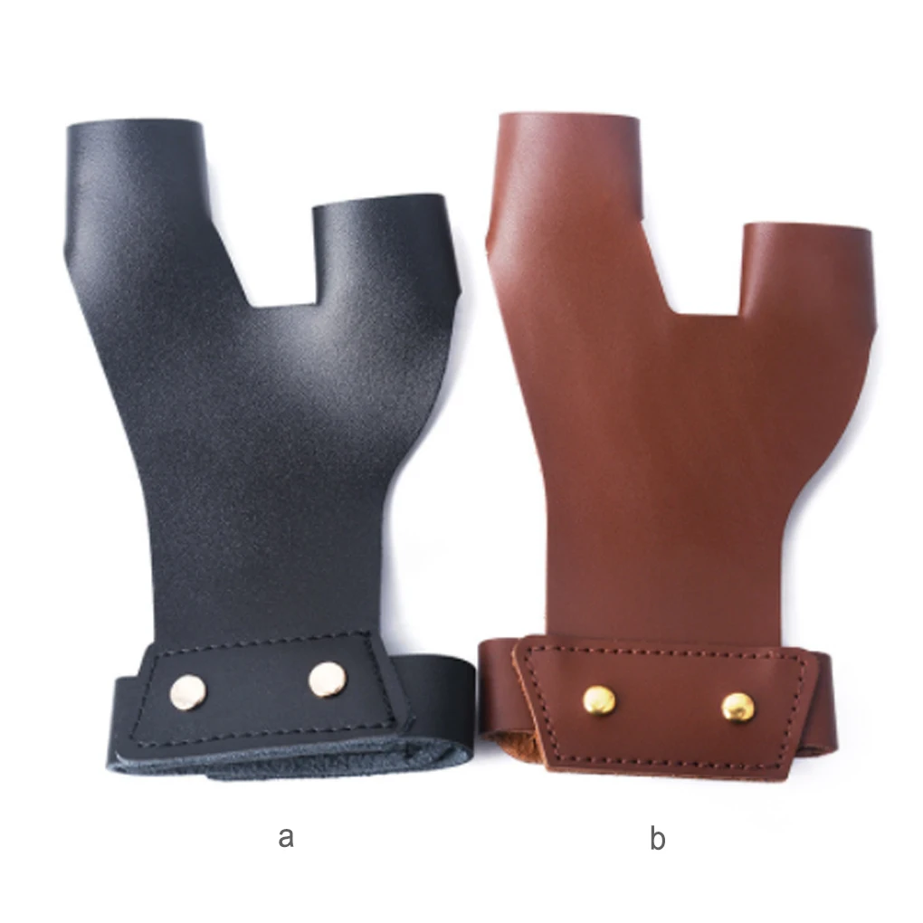 

Adults Hunting Tool Adjustable Hand Guard Leather Protective Gloves Protector Reusable Outdoor Equipment Sports Gear