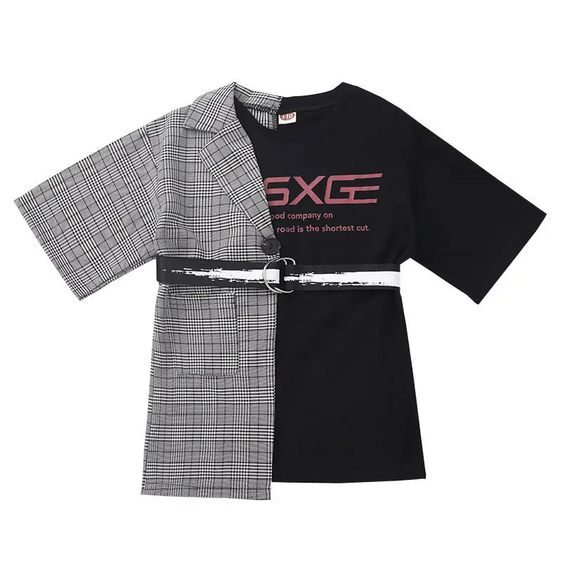 

Детское летнее Хлопковое платье в полоску, с рукавами-фонариками