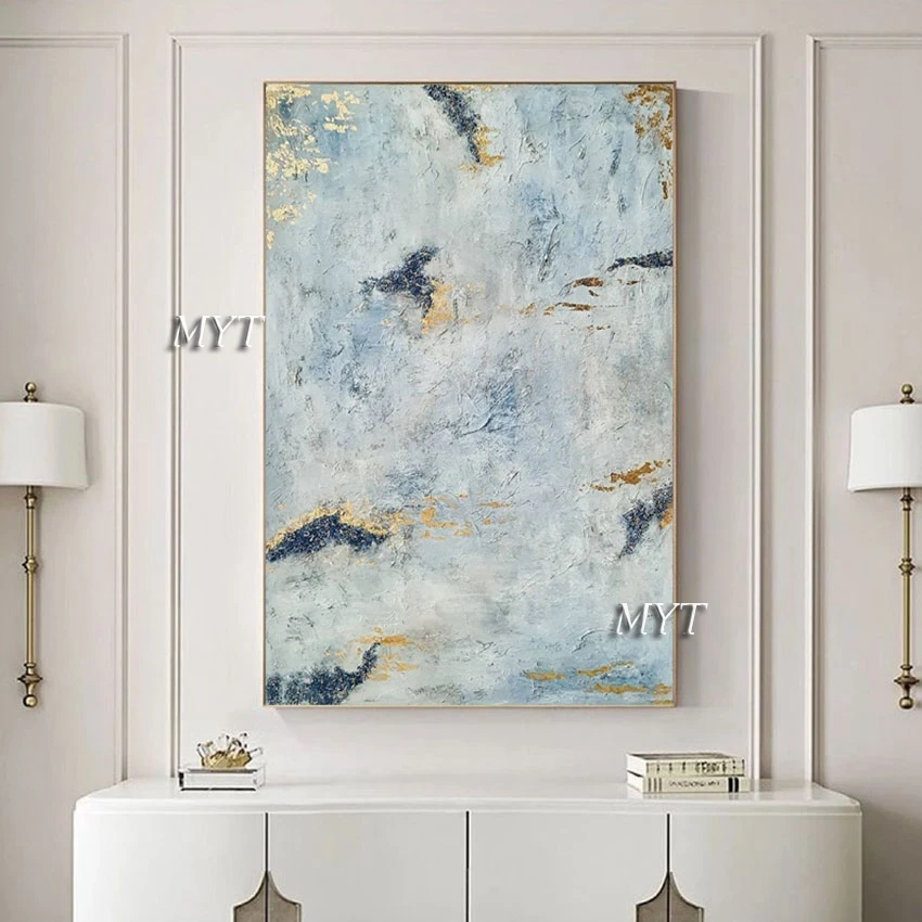 

Simple Texture Contemporary Abstract Large Art Oil Painting Frameless 100% Hand-painted Wall Art Decoration Home Accessories