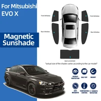for mitsubishi lancer evo x galant 2007 2016 magnetic car sunshade front windshield curtain rear side window sun shade shield