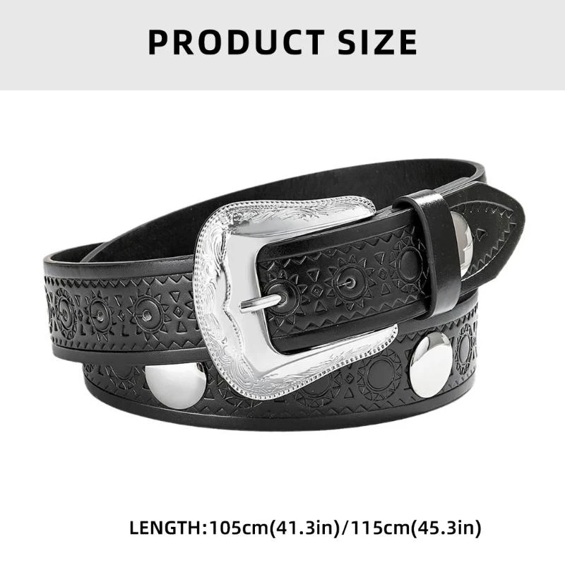 Фото Стильный тисненный фестиваль PU Festival Festival Belt Universe Duprability Tastband, подходящий для различных случаев Y166 №3