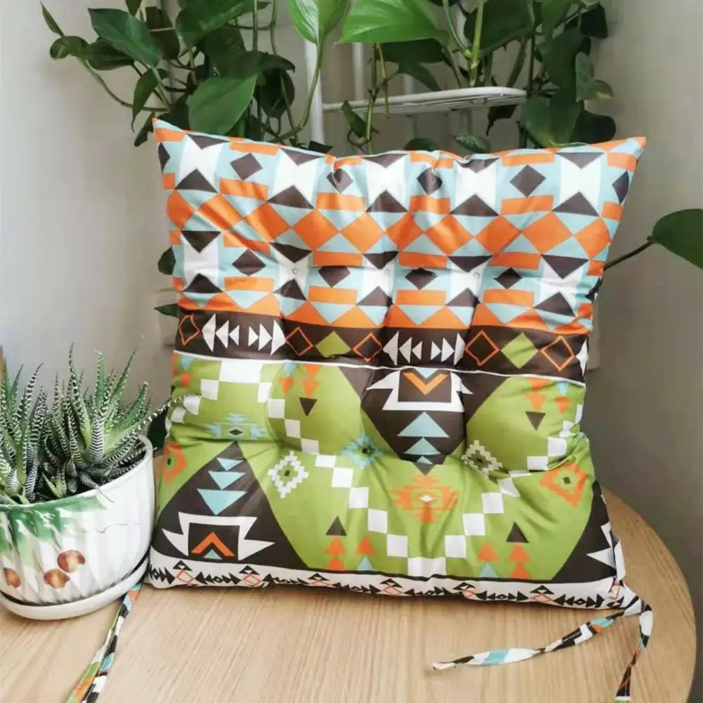 

Chair Cushion Breathable Decorative Square Cute Hardwood Floor Seat Pad 40cmx40cm Household Supplies