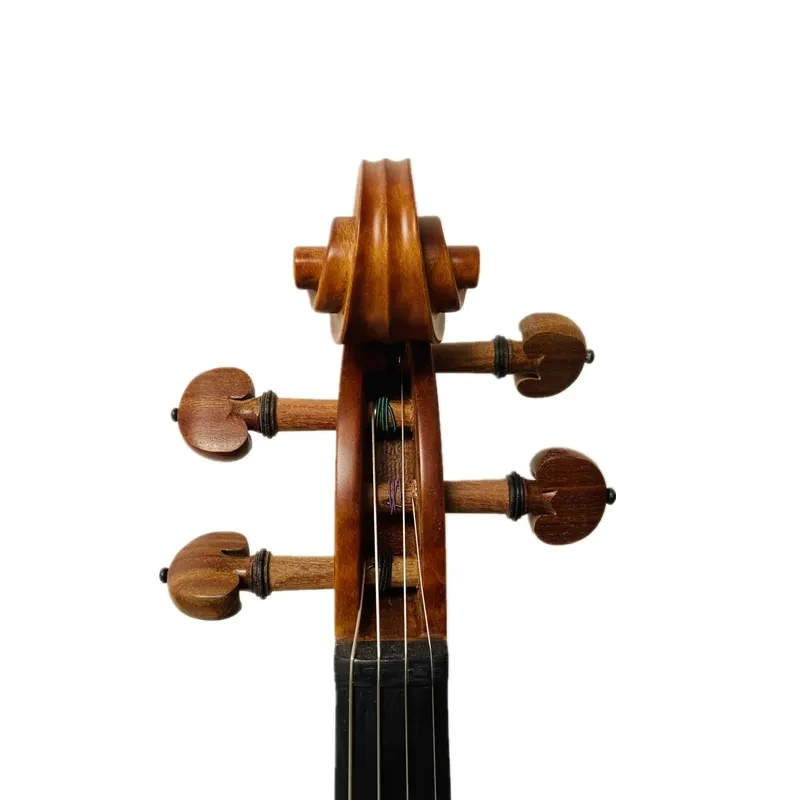 Фото Скрипка в стиле Strad SONG Master 4/4, полностью лучшая задняя крышка, детали из розового дерева, индонезийские аксессуары из черного дерева класса A #15269 №3