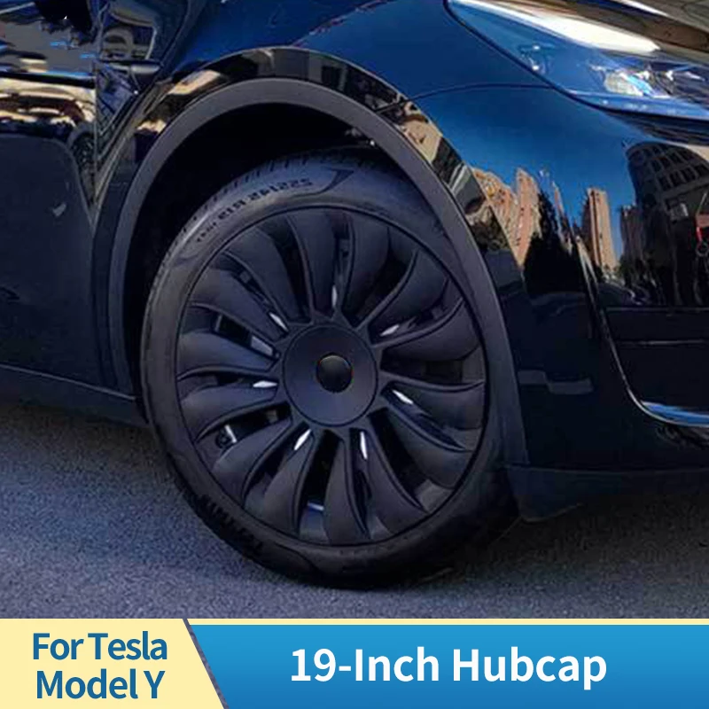 

Колпачок ступицы 19 дюймов для Tesla Model Y, 4 шт., колпачок на ступицу колеса для замены автомобиля, колпачок ступицы с полным ободом, аксессуары 2018-2022