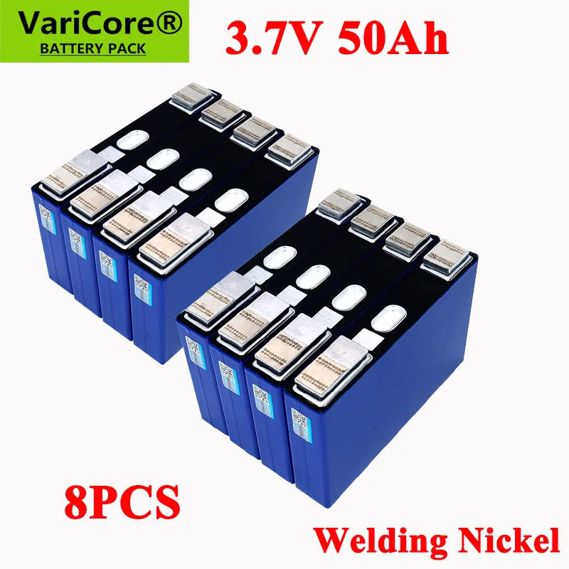 

8pcs 3.7V 52Ah Ternary lithium battery for 3s 12V 24V 36V 48V 52000mAh Electric bicycle batteries modification Nickel TAX FREE