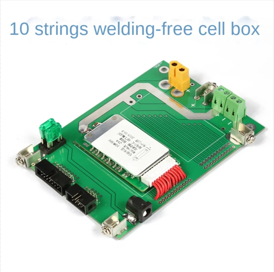 

diy 10 strings 36v welding-free 18650 lithium battery pack management system bms battery pack
