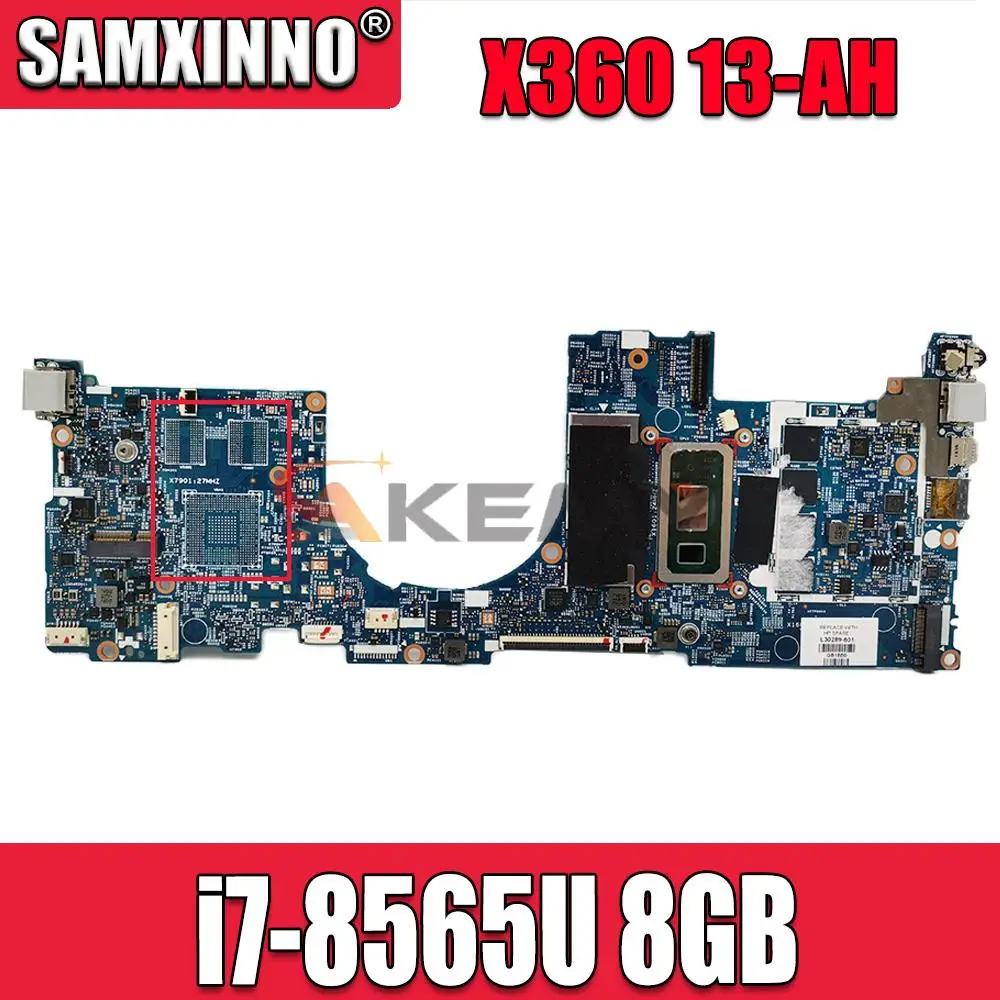 

L30290-601 17946-1 448.0EF13.0011 For HP ENVY X360 13-AH 13T-AH Laptop motherboard L30290-001 with i7-8565U CPU 8GB 100% test ok