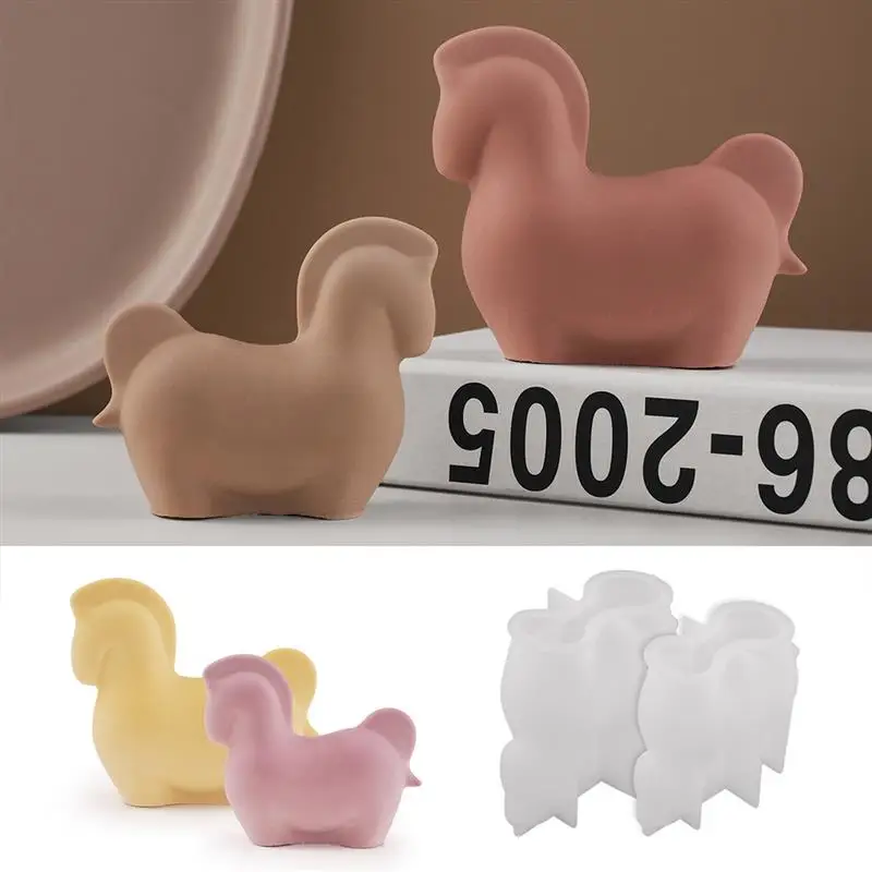 Силиконовая форма для украшения животных 3D птица лошадь эпоксидной смолы