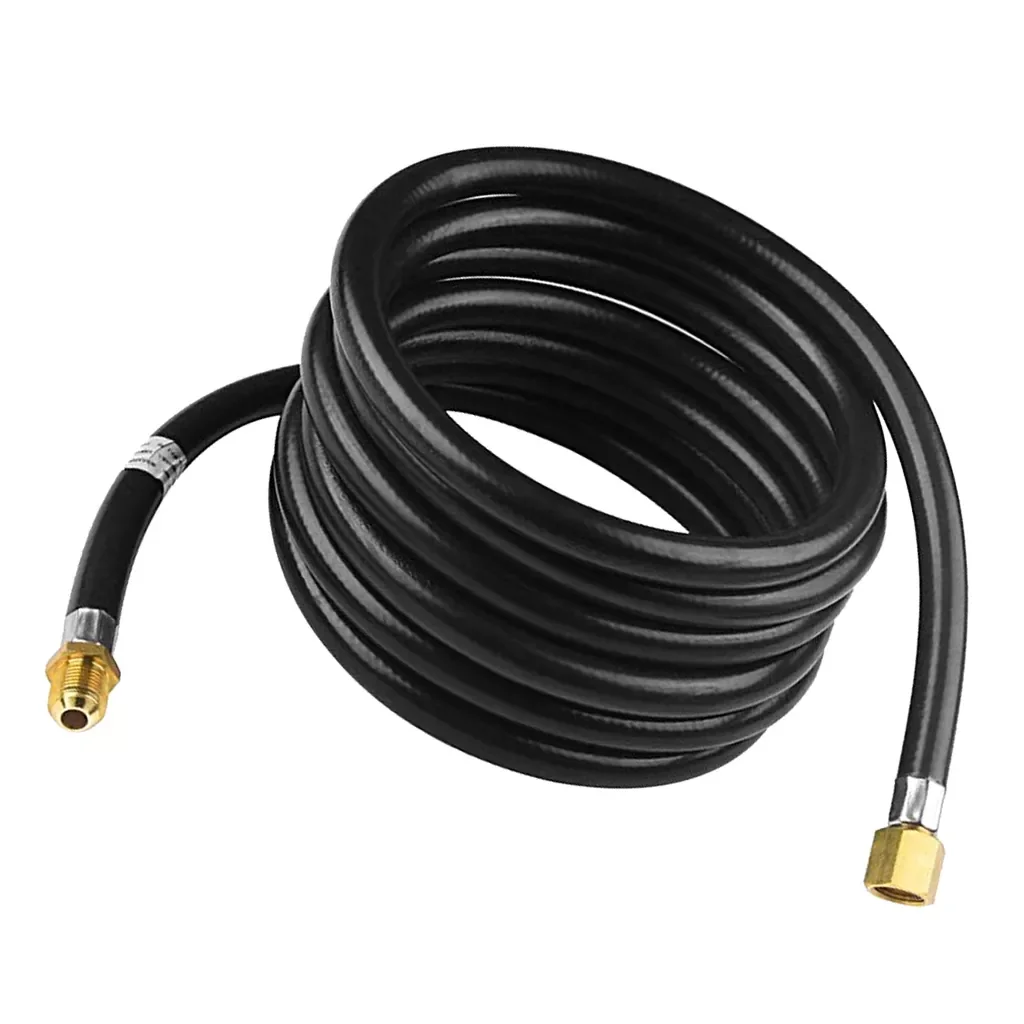 

25 Feet 1/4 inch 350PSI Propane Adapter Hose Replacement for Connecting Portable Appliance to Propane Tank - Safety Certified