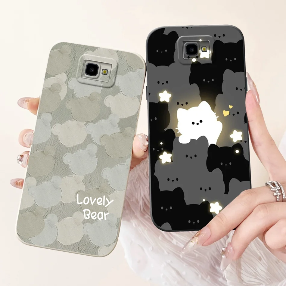 Для Samsung Galaxy J4 + / Core элегантный чехол для телефона с принтом Plus SM-J415F Мягкие