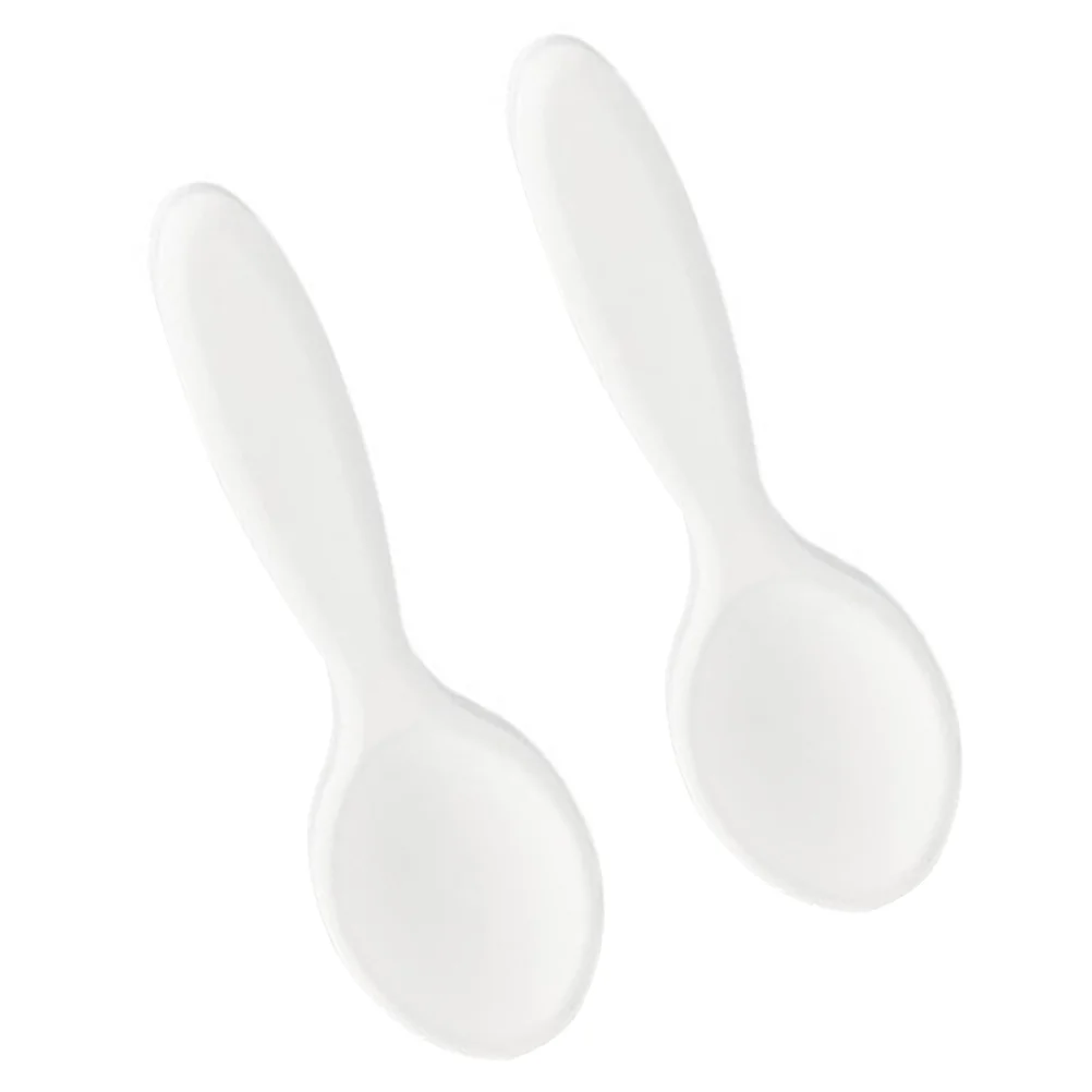

2pcs Condiment Spoons Mini Spoons Measuring Spoon Moisture Absorption Spoon