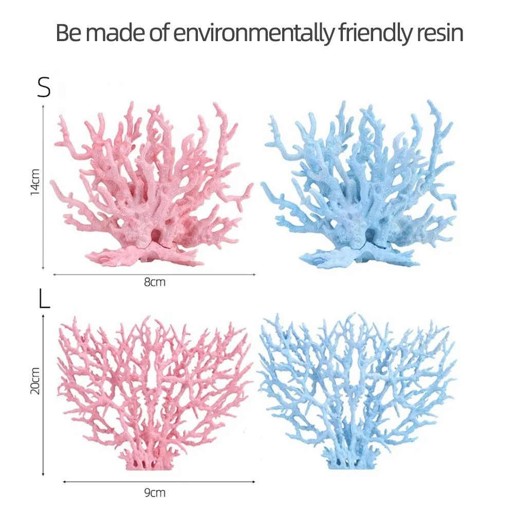 

Aquarium Coral decorates vivid artificial coral