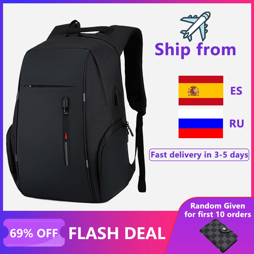  CEAVNI Backpack Men USB Charging Waterproof 15.6 Inch Laptop Casual Oxford Male Business Bag Mochila Computer Notebook Backpacks 