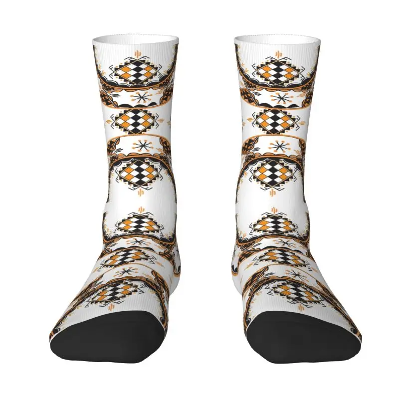 

Z Imazighen Mens Crew Socks Unisex Funny 3D Print Amazigh Kabyle Graphic Dress Socks