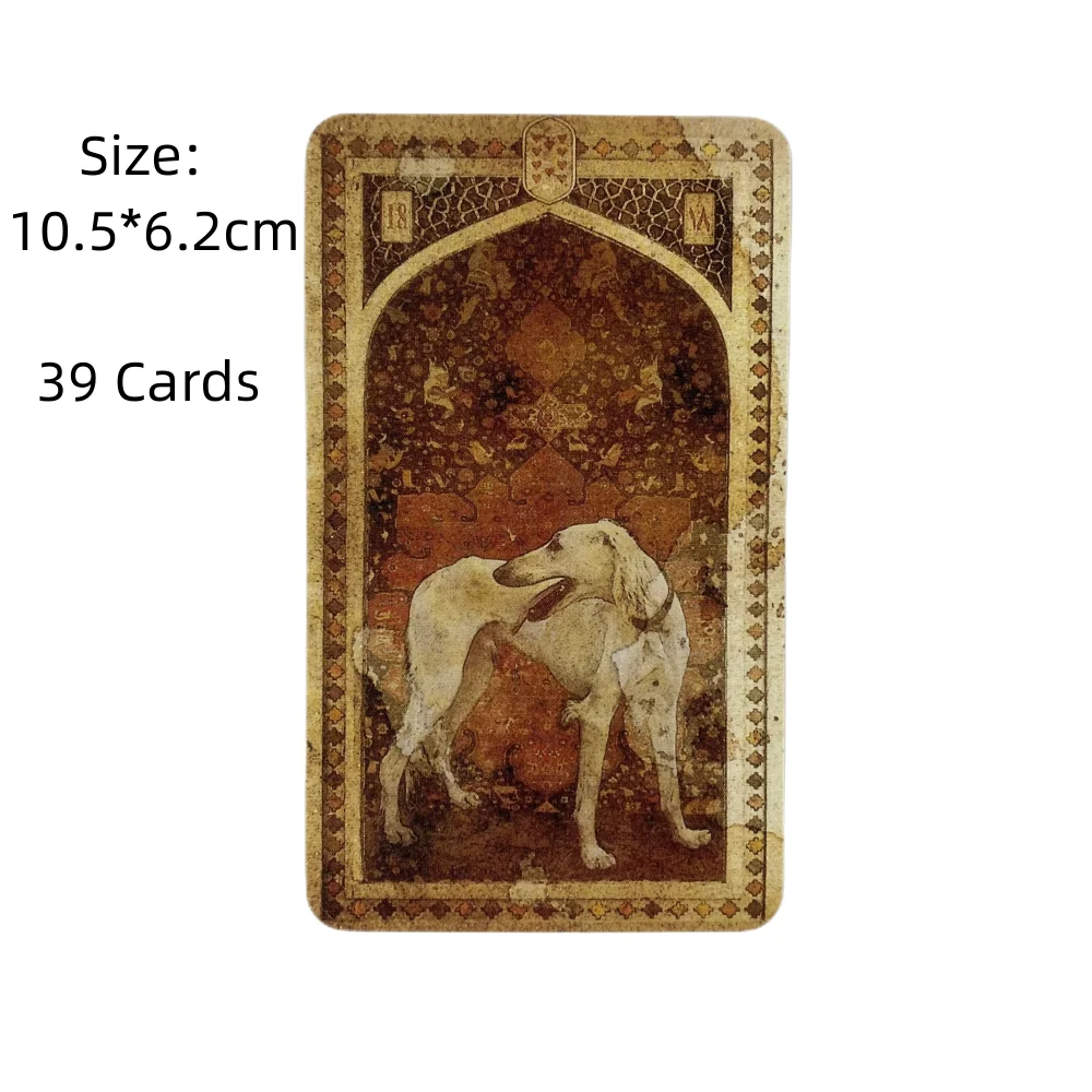Старые арабские карты Lenormand 39 дюймов англоязычная версия гадания колода игры Borad