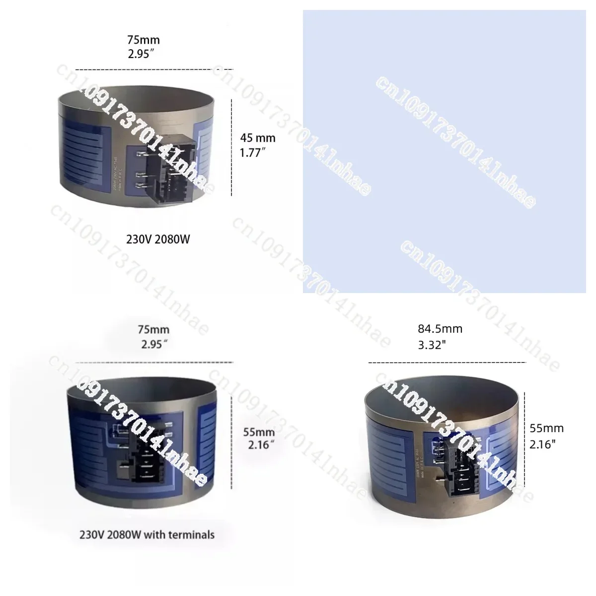 2080 Вт 230 В нагревательное кольцо для посудомоечной машины нагревательный элемент