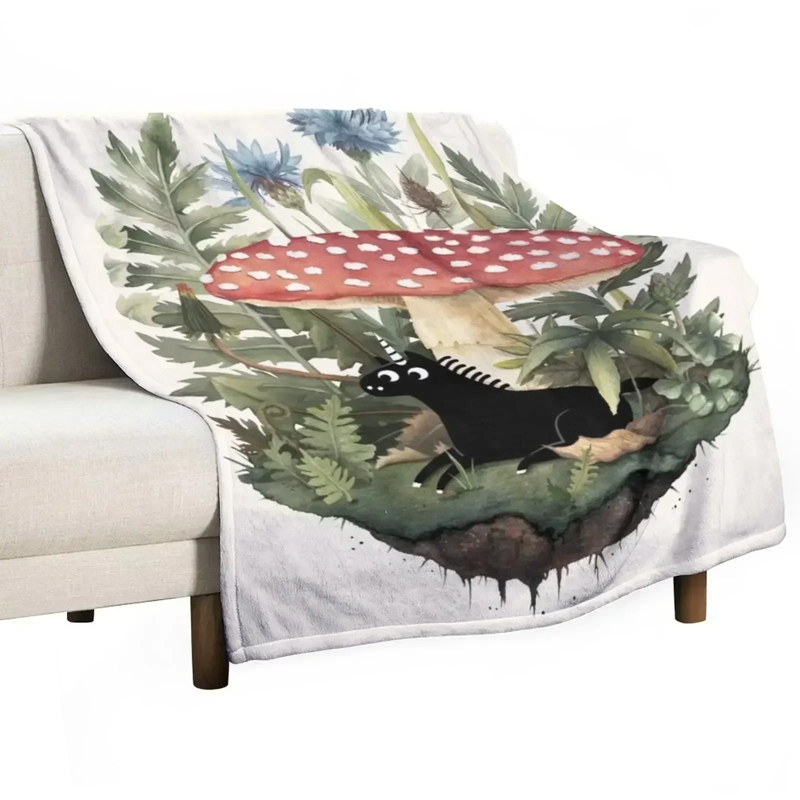 Крошечное одеяло с единорогом спальный мешок фланелевые мягкие плюшевые