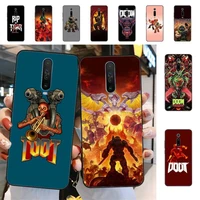 yndfcnb doom game phone case for redmi 5 6 7 8 9 a 5plus k20 4x 6 cover