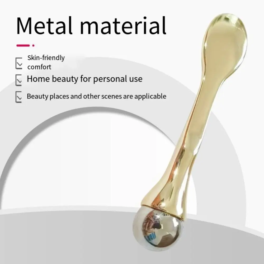 

Beautifying For Facial Care Massage Makeup Gold With Roller Ball Stainless Steel Spoon Cream Spoon Mask Spoon Scooper