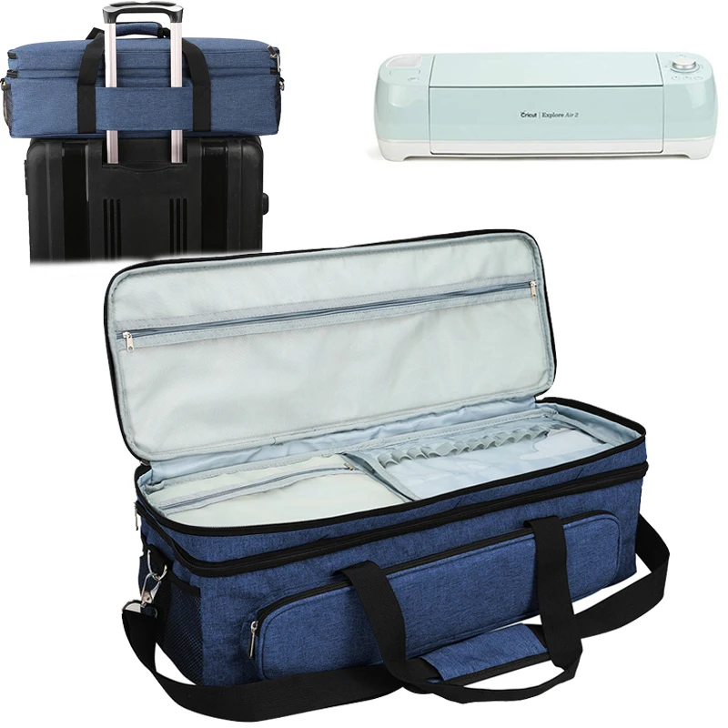 

Accessories Explore Cricut Bag Cricut Compatible Machines Bag For Carrying Die-cut Foldable Maker Tote Travel With Air,