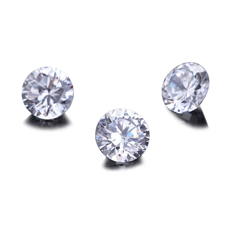 

Высокое качество 9 мм 20 шт. AAAAA круглые блестящие белые прозрачные блестящие камни бусины CZ для ювелирной одежды