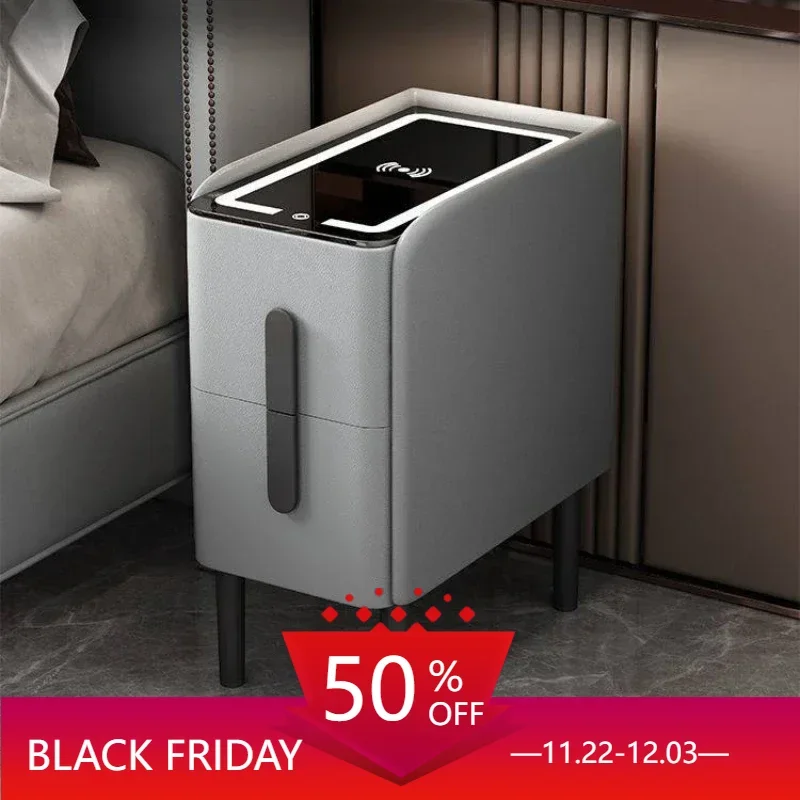 Прикроватные столики с дополнительной консолью умные тумбочки для гостиной стол