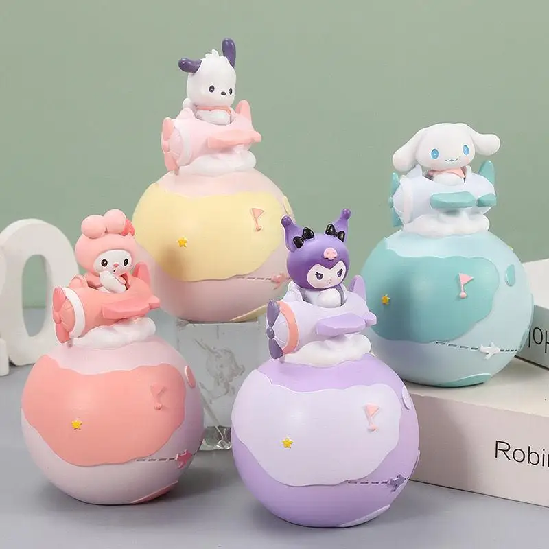 

New Kawaii Cartoon Sanrios Piggy Bank Pochacco My Melody Kuromi Cute Anime Bedroom Ornaments Children's Piggy Bank Birthday Gift