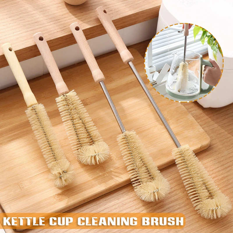 

Bottle Brush with Curved Head Long Handle Washing Brush for Baby Bottles Jugs with Curved Head Long Handle Washing Brush NW