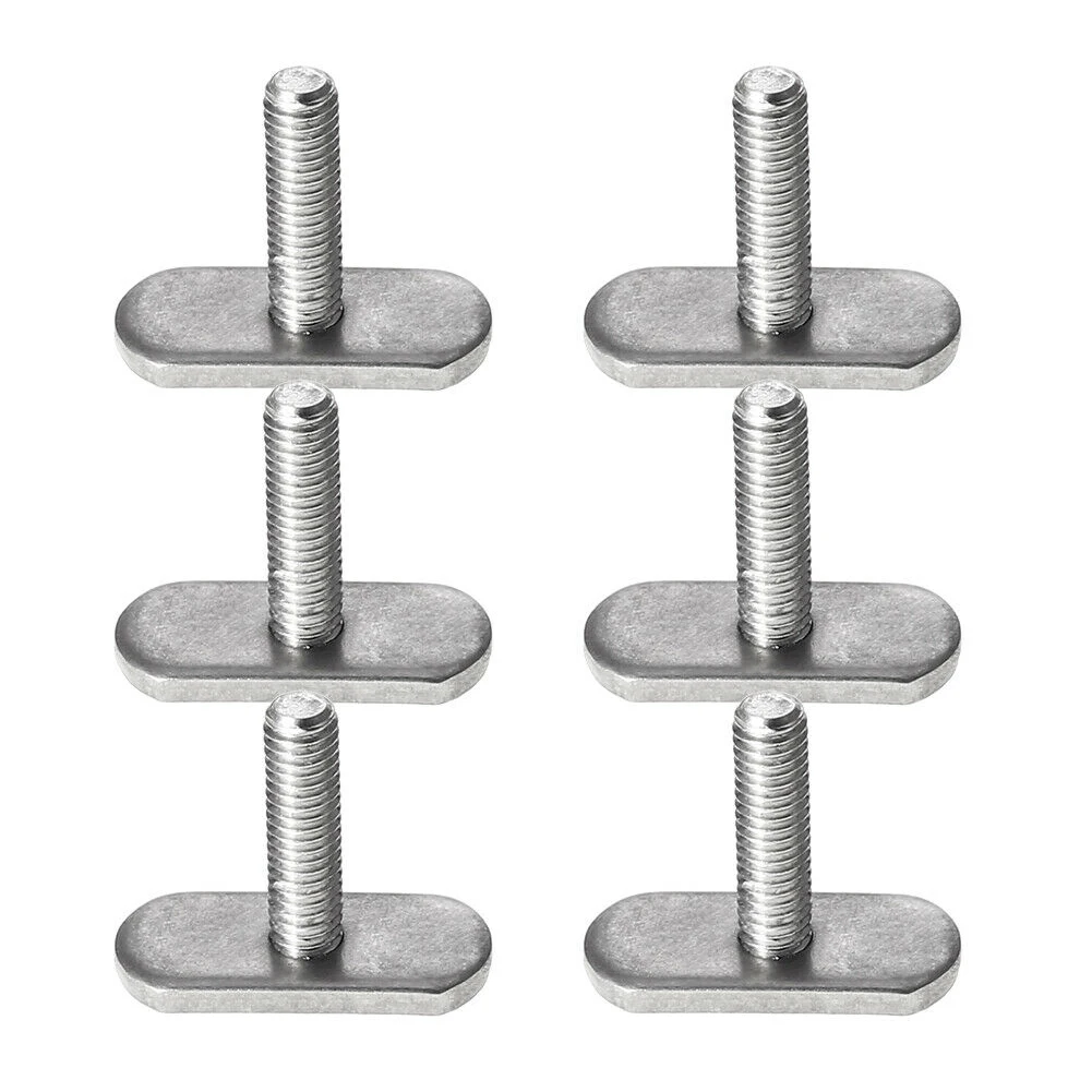 

6pcs Mini Easy Use Outdoor Tool Fishing Watercraft Kayak Screws Hardware Parts Rails Bolts Canoe Boat Stainless Steel