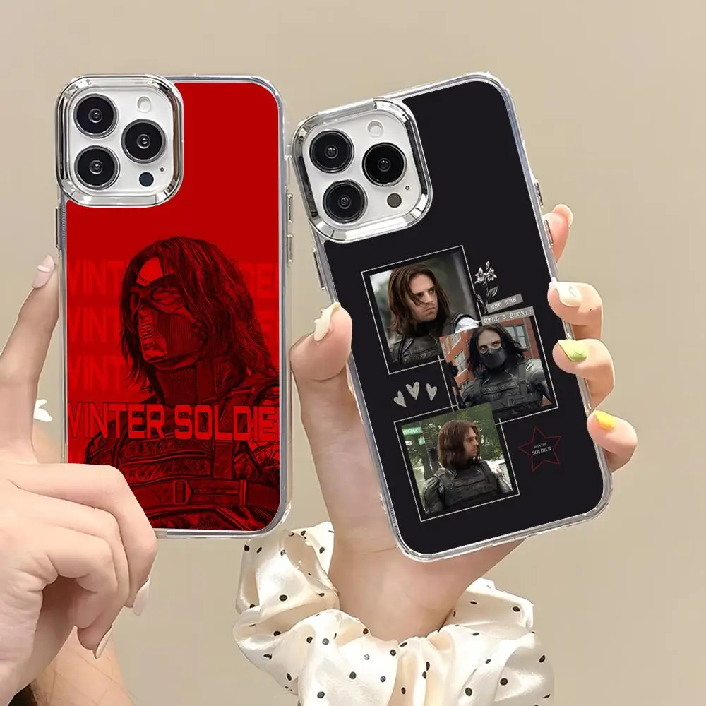 Фото Чехол для телефона B-Bucky B-Barnes Winter S-Soldier для iPhone 17 Air 16 15 14 13 12 11 Pro Pro Max Plus, прозрачный, мягкий №1