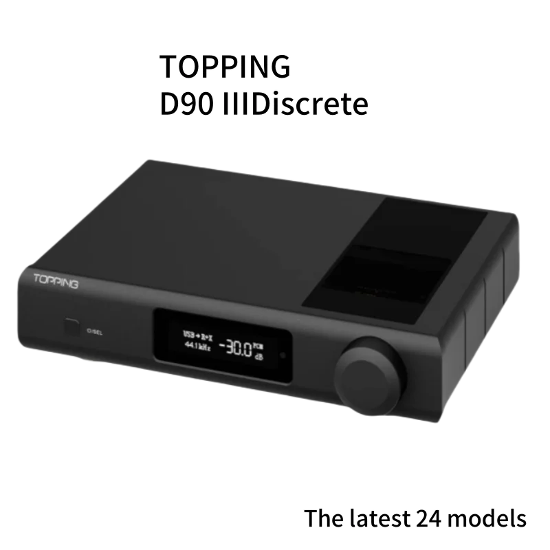 TOPPING D90 III Дискретный полностью балансный HIFI декодер Полностью дискретный 1-битный