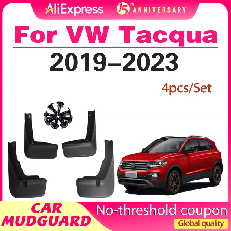 

Для Volkswagen Tacqua T-Cross C11 2019-2023 автомобильные брызговики брызговики переднее и заднее крыло аксессуар