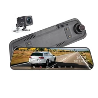new main product car dashcam 9 66 inch ips screen touch electronic rearview mirror car black box with night vision
