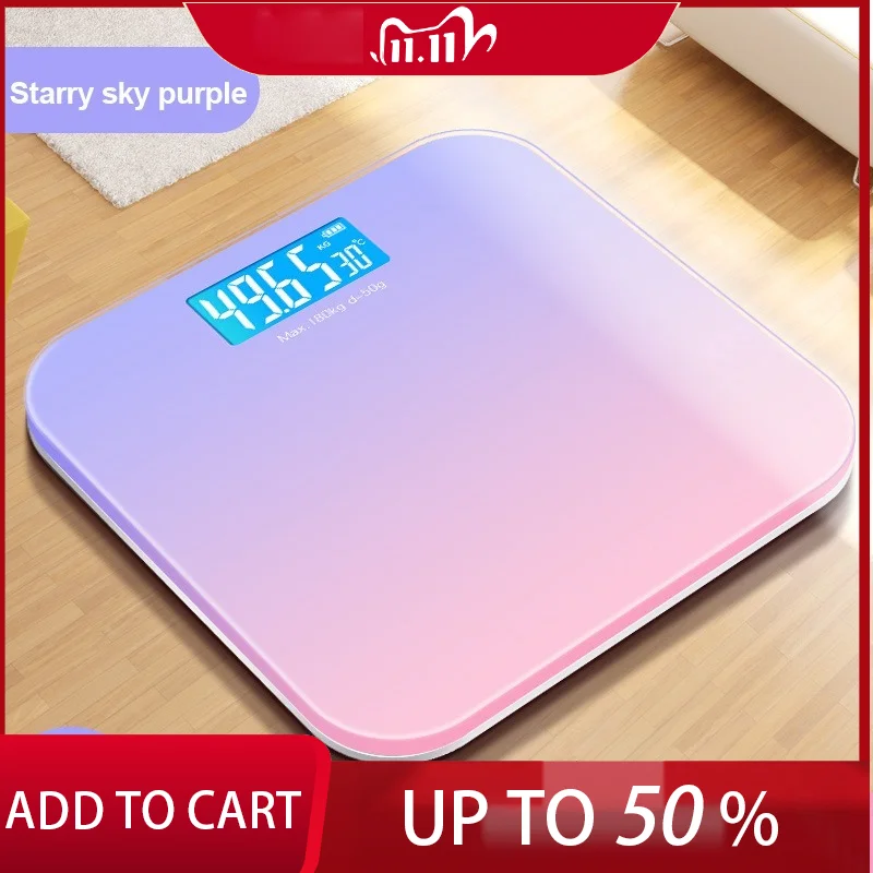 

Умные Электронные весы с ЖК-дисплеем, точный бытовой прибор для взрослого, для похудения, для ванной комнаты