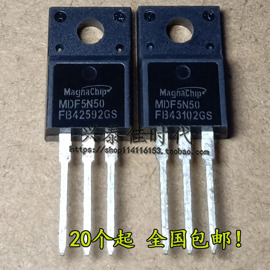 

Original 6PCS/lot MDF5N50 MDF5N50F 5A/500V