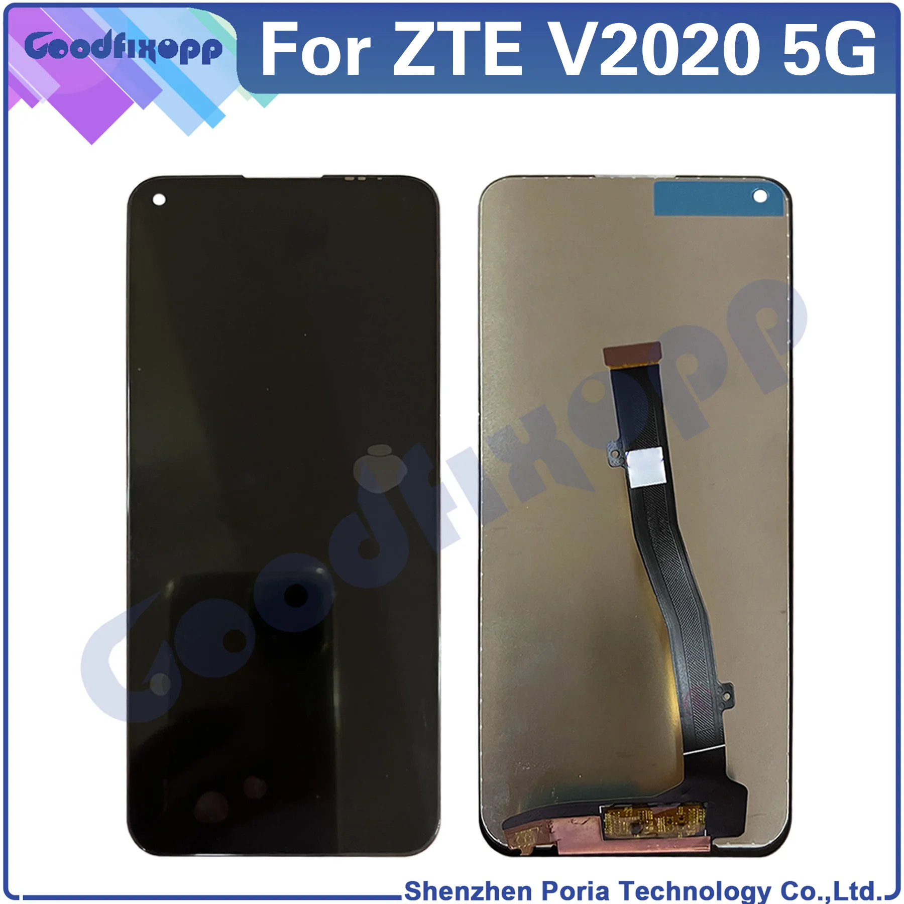 Для ZTE Blade V2020 5G LCD дисплей кодирующий преобразователь сенсорного экрана в сборе запасные части для замены