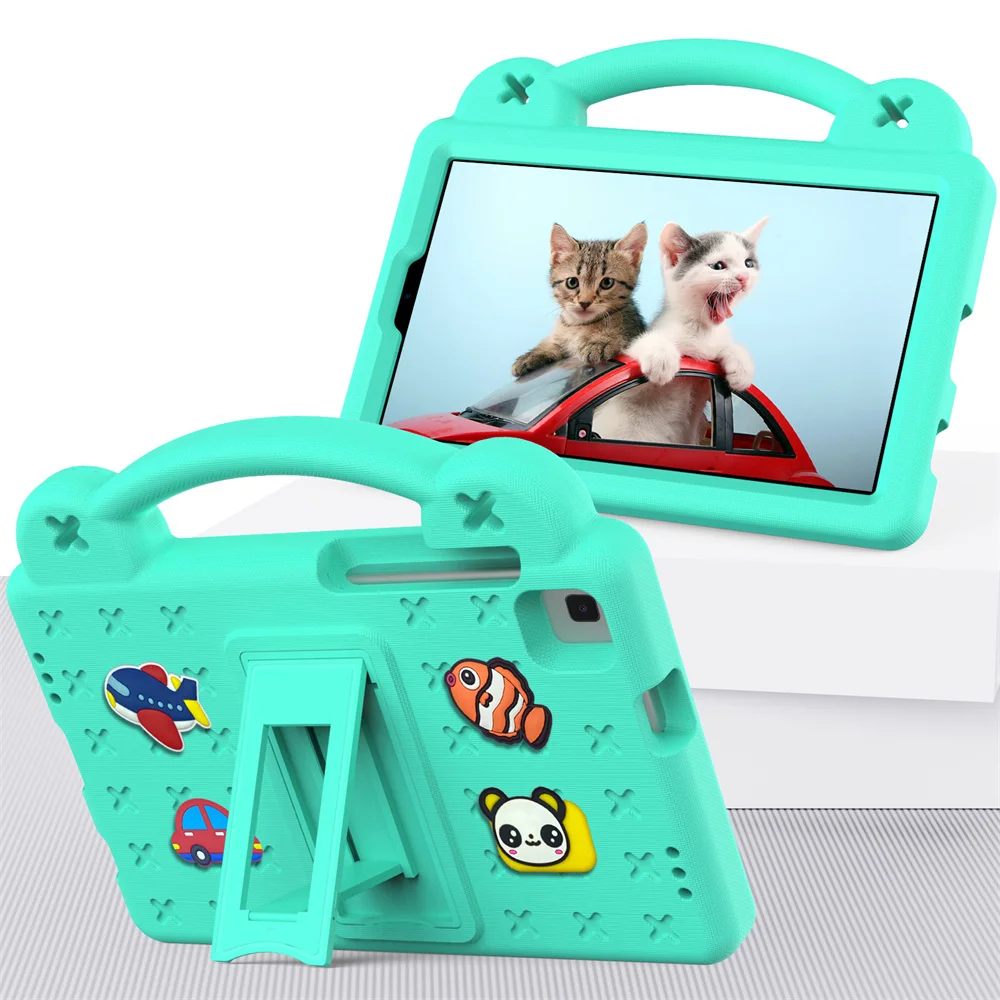

For Samsung A7 Lite 8.7" Case 2021 SM-T220 SM-T225 Tablet Stand Coque Cover for Galaxy Tab A7 10.4 inch 2020 SM-T500 Kids Case