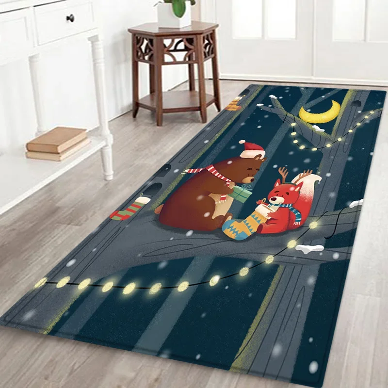 

Рождественский коврик из полиэстера