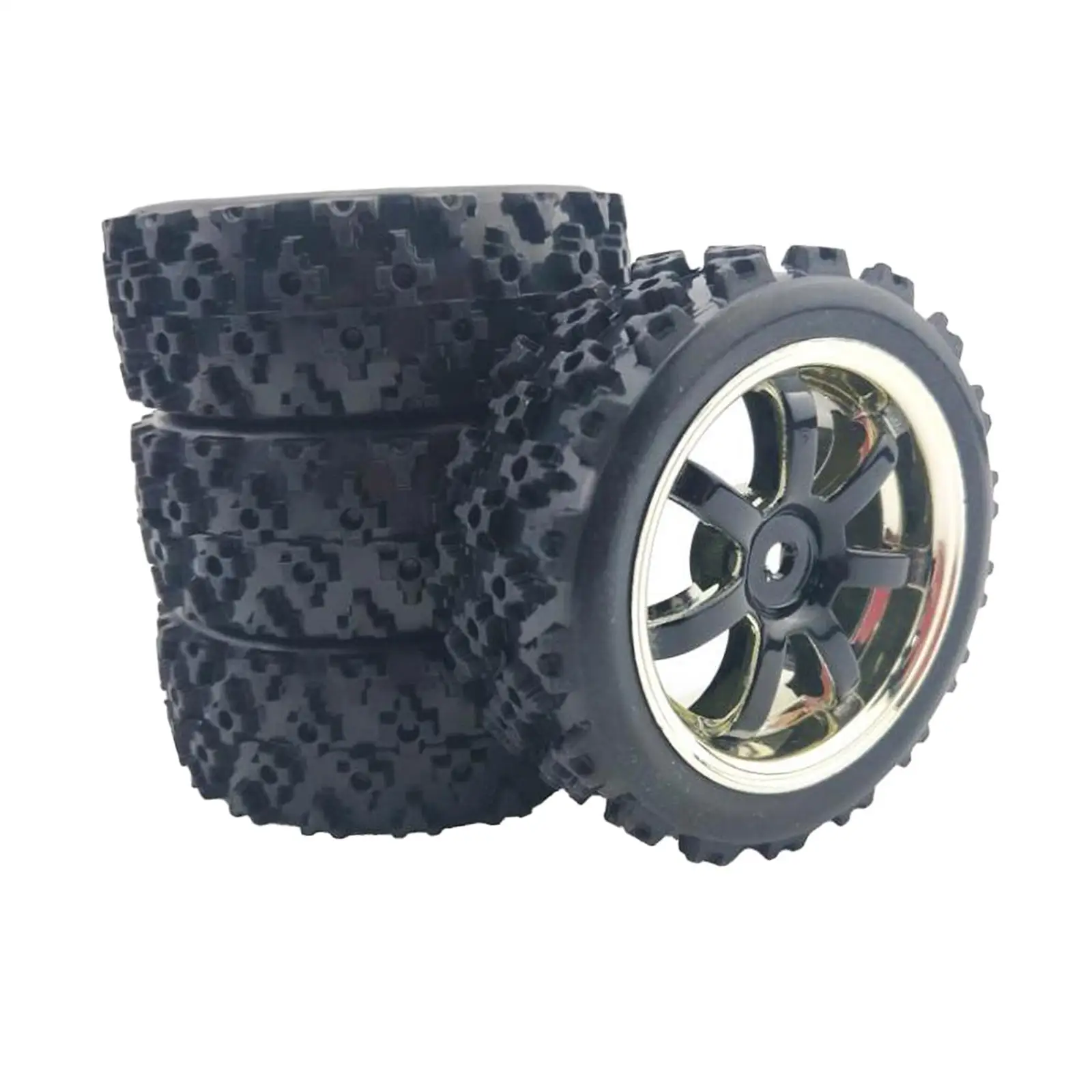 

4x 1/10 1/14 1/16 1/18 RC Tires for Wltoys 144001 124018 124019 Black