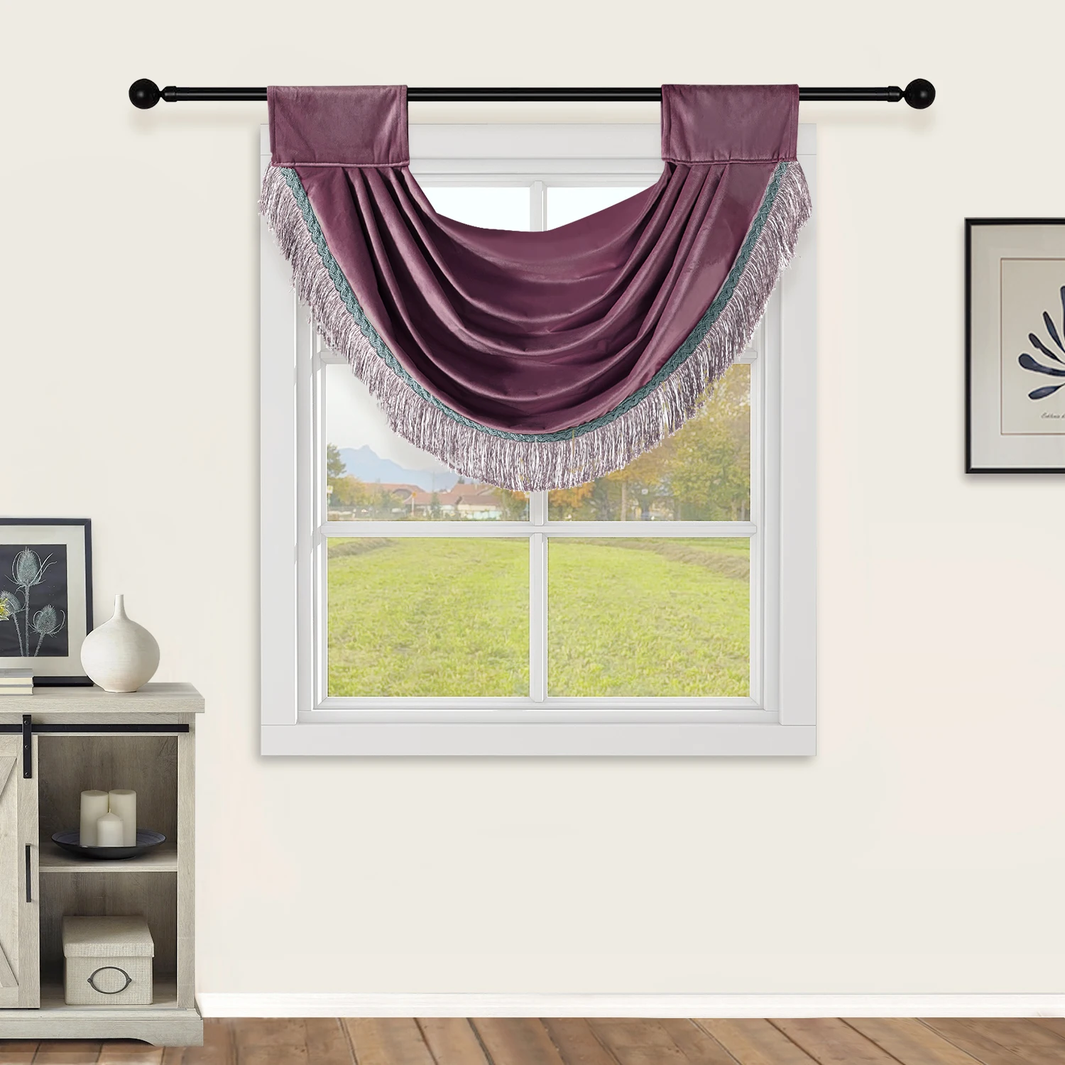 Плотная занавеска LOZUJOJU в европейском стиле балдахин с кисточкой для маленьких