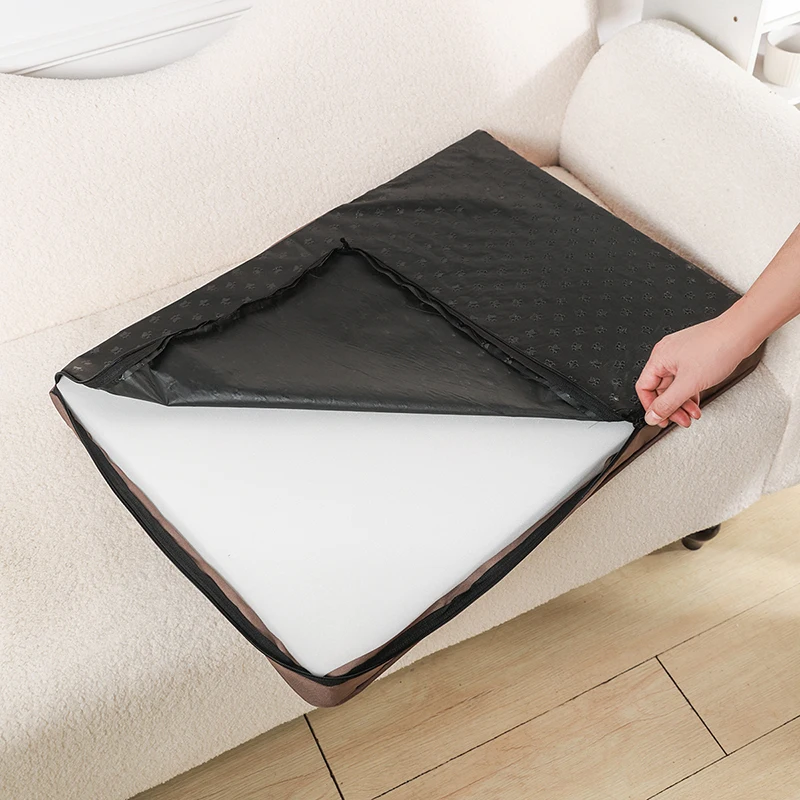 Коврик для кровати собак с молнией съемный матрас домашних животных коврик сна